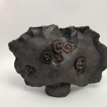 Untitled #1001 glazed clay sculpture