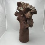 Untitled #1005 glazed clay sculpture