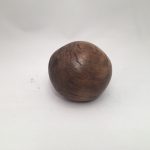 Untitled #1010 Burnt Wood Sphere (sold)
