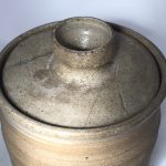 Untitled #1078 lidded stoneware jar
