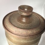 Untitled #1080 lidded stoneware jar