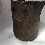 Untitled #1082 glazed clay cylinder