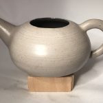 Untitled #1103 glazed stoneware teapot