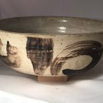 Untitled #1105 glazed stoneware bowl