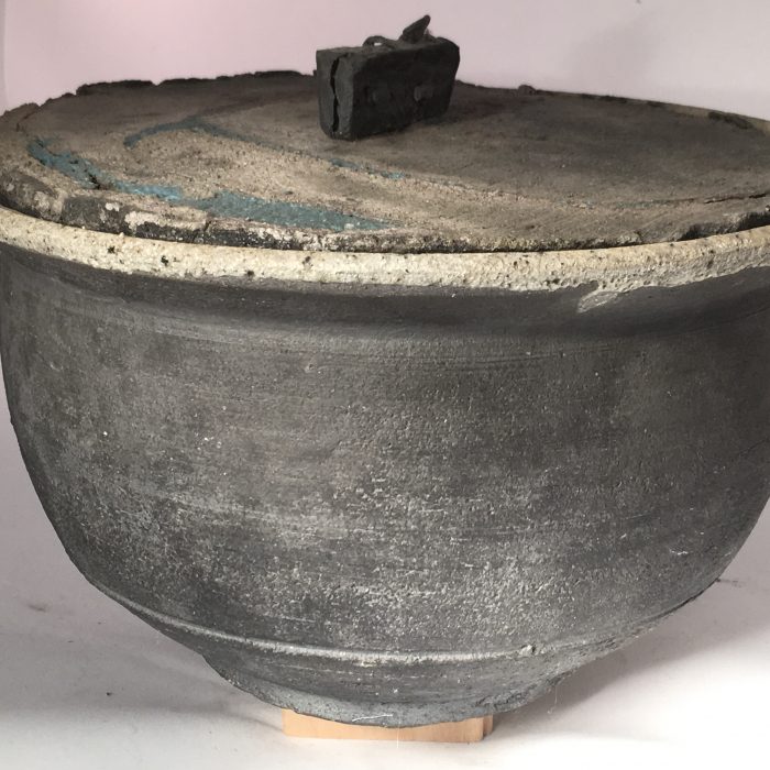 Untitled #1106 lidded stoneware bowl