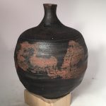 Untitled #1112 thin necked stoneware jar