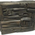Untitled #1143 burnt wood cube (sold)