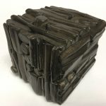 Untitled #1159 burnt wood cube (sold)