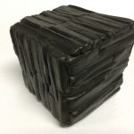 Untitled #1162 burnt wood cube