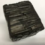 Untitled #1162 burnt wood cube