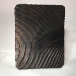 Untitled #1177 burnt wood slice (sold)