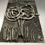 Untitled #1204 metal plaque (sold)